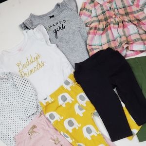 8 pc Mix & Match Outfits Bundle Size 3m Carter's